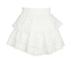 Loveshackfancy ruffle mini skirt- petite